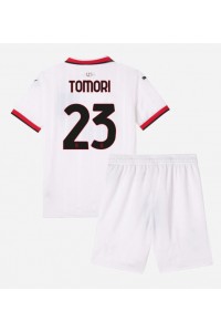 Fotbalové Dres AC Milan Fikayo Tomori #23 Dětské Venkovní Oblečení 2024-25 Krátký Rukáv (+ trenýrky)